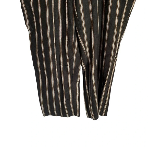 ANNE Klein Elastic Waist Wide Leg Linen blend pants size 4 - Picture 3 of 7